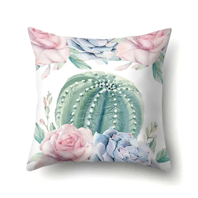 Axyaa Nordic Pineapple Cushion Cover - Geometric Throw Pillow for Sofa