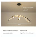 Axyaa LED Ceiling Chandelier for Home Dining Room Bedroom Hotel Cafe Lighting