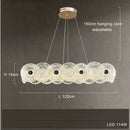 Axyaa Nordic Glass LED Pendant Light for Modern Luxury Living Room, Restaurant & Bedroom