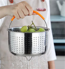 Axya 304 Stainless Steel Multi-Function Steam Basket for Pressure Cooker