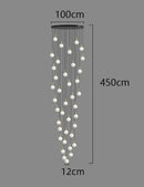 Axyaa LED Ceiling Lamp Chandelier for Modern Bedroom and Dining Room