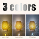 Axyaa Bamboo Study Table Lamp Bedside Japanese Style Warm Decoration