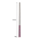 Axyaa Stainless Steel Korean Spoon and Chopsticks Set