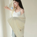 Axyaa Coral Fleece Bath Towel - Large Size, Unisex, Korean Style