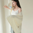 Axyaa Coral Fleece Bath Towel - Large Size, Unisex, Korean Style