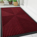 Axyaa Rubber Entrance Doormats: Non-slip Heavy Duty Outdoor Mats