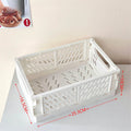 Axyaa Ins Folding Storage Rack Box | Portable Organizer for Desktop, Food, Toys & Stationery