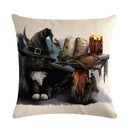 Axyaa Pet Cat Dog Linen Pillowcase 45*45cm - Home Sofa Car Decor