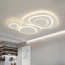 Axyaa Simple White Ceiling Lamp for Warm Indoor Decor in Living Room, Bedroom, or Dining Room