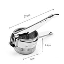 Axyaa Stainless Steel Citrus Juicer & Garlic Crusher - Kitchen Tool