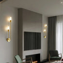 Axyaa Glass Lampshade LED Wall Lights for Bedroom, Living Room, Kitchen, Bar