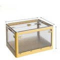 Xl Clothes Storage Box Organizer with Lid, Wheels & Stackable Design by Axyaa