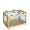 Xl Clothes Storage Box Organizer with Lid, Wheels & Stackable Design by Axyaa