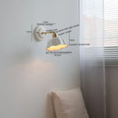 Axyaa Nordic Ceramic LED Wall Lights for Bedroom Living Room Decoration