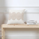 Nordic Style Beige Loop Cushion Covers for Home Decor by Axyaa