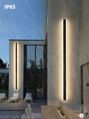 Axyaa Minimalist Outdoor Wall Lamp Strip for Garden Villa Background Lighting