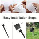 Axyaa Solar Fairy Lights Outdoor 8 Modes Garden Parties Weddings Decoration
