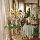 Axyaa Gold Crystal Chandelier for Luxurious Living Spaces