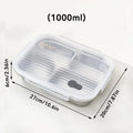 Axyaa Stainless Steel Bento Lunch Box with Lid - Durable Food Container