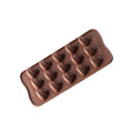 Axyaa 15-Hole Silicone Chocolate Mold: Creative Jelly Candy Cake Ice Grid Baking Mould