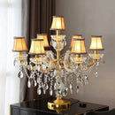 Axyaa Crystal Floor Lamp: Modern Luxury LED Fixture for Bedroom, Living Room & Villa Art