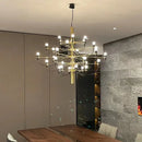 Axyaa Modern LED Ceiling Chandelier for Luxury Home Decor