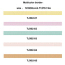 Axyaa Terrace Stripes Wallpaper Border - Waterproof, Modern Home Decor
