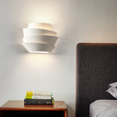 Axyaa Nordic Pinecone White Metal Wall Lamp with LED Lights