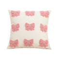 Axyaa Love Tufted Velvet Pillow Cover Cute Pink Valentine's Day Cushion Cover
