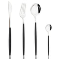 Axyaa Pink Silver Stainless Steel Cutlery Set