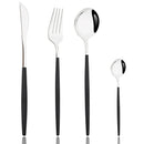 Axyaa Pink Silver Stainless Steel Cutlery Set