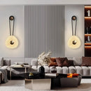 Axyaa Acrylic Wall Sconce Light, Minimalist Luxury for Living Room, Bedroom, Creative Art Decor