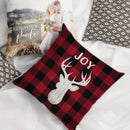 Linen Christmas Cushion Covers for Couch Living Room - Axyaa Glam Décor