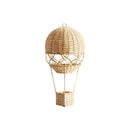 Axyaa Handwoven Rattan Hot Air Balloon Nordic Children's Room Decor & Early Education Accessory