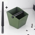 Axyaa Coffee Knock Box Container with Brush - Barista Quality Waste Recycling Bin