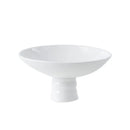 Axyaa White Ceramic Saucer Plate Set for High-End Dining Experience