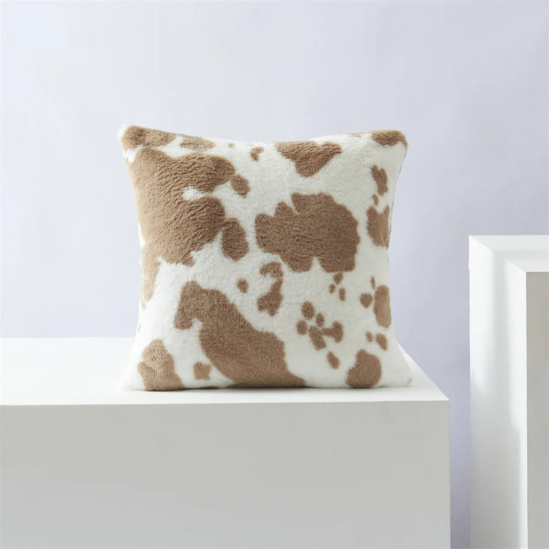 Cow Pattern Pillow Cover 45x45cm by Axyaa: Home Decor for Sofa Living Room