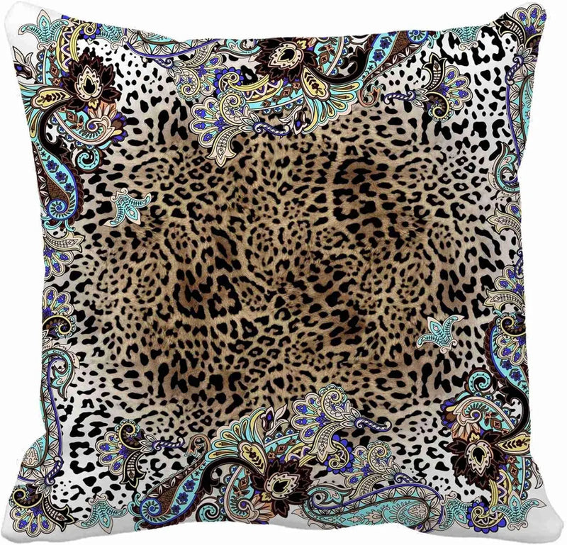 Axyaa Manga Anime Cute Expression Woman Face Pillow Cover 45x45cm Home Decor