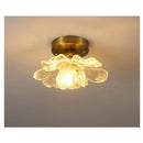 Axyaa Personality Flower Style LED Ceiling Light for Living Dining Bedroom