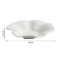 Axyaa Lotus Leaf Ceramic Soup Plate Set for Molecular Cuisine