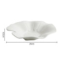 Axyaa Lotus Leaf Ceramic Soup Plate Set for Molecular Cuisine