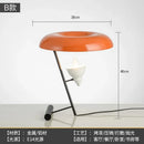 Axyaa Nordic Desk Lamp with Creative Orange Lampshade for Living Study Room