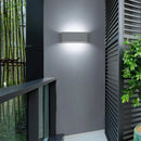 Axyaa 12W Outdoor Wall Lamp, Waterproof Exterior Decorative Lights for Balcony and Courtyard