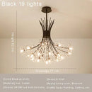 Axyaa Nordic Dandelion Ceiling Lamp: Warm, Creative Home Lighting for Bedroom, Living, Dining Room