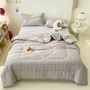 Axyaa Summer Cool Quilt Set: Breathable Thin Quilt Core Kit - Four Seasons