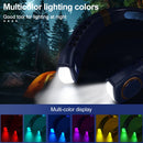 Axyaa LED Hanging Neck Fan with Colorful Atmosphere Lights