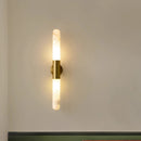 Axyaa Marble & Copper LED Wall Light for Home Decor & Lighting Fixtures