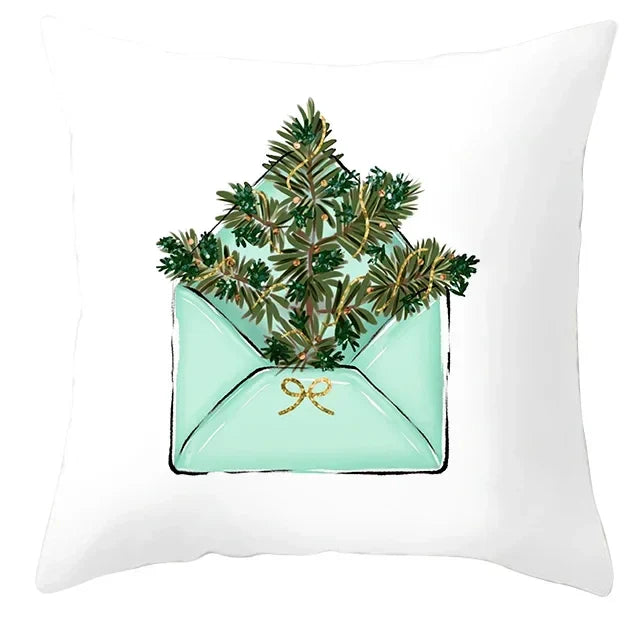 Axyaa Christmas Decorative Pillow Cover 45X45CM