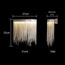 Axyaa Light Luxury Italian Tassel Chain Wall Lamp for Living Room, Bedroom, and Aisle