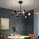 Axyaa LED Rotating Chandelier for Home and Hospitality Lighting